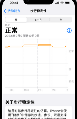 定襄iPhone手机维修如何在iPhone开启'步行稳定性通知'