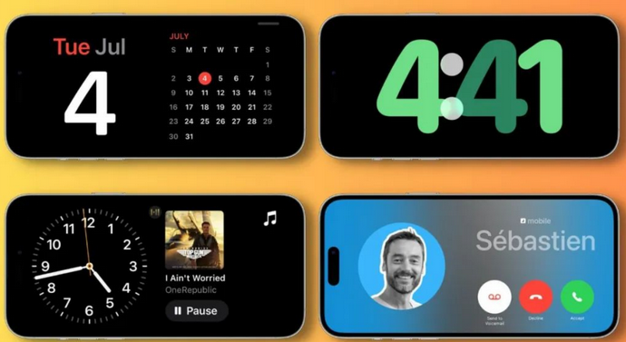 定襄苹果手机维修分享iOS17横屏充电待机显示有什么好处 