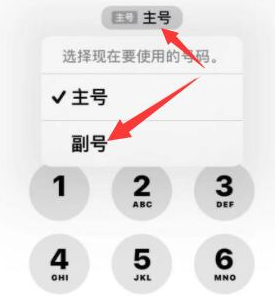 定襄苹果14维修店分享iPhone 14 Pro Max使用副卡打电话的方法 